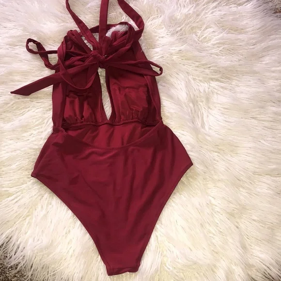 One pc swimsuit sexy open back / tie back ♥️♥️♥️ - Picture 4 of 4